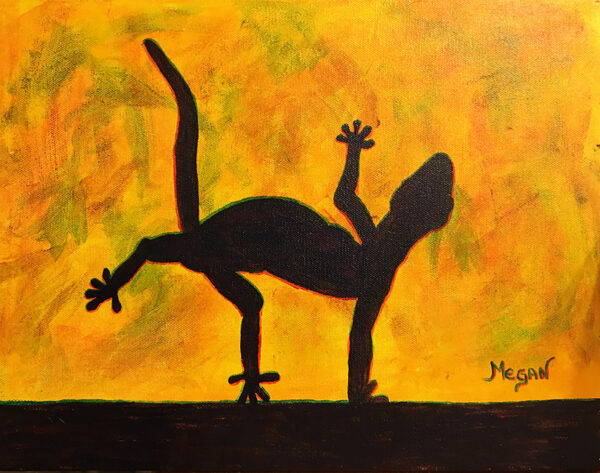 Gecko Dance 1 - Original Painting